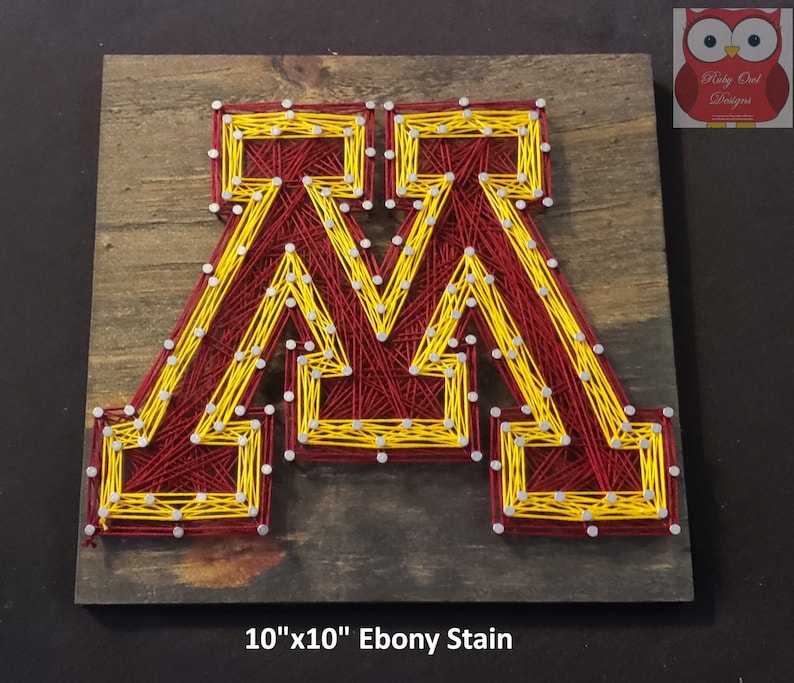 Minnesota College String Art Sign, Gophers, Made to Order - Etsy