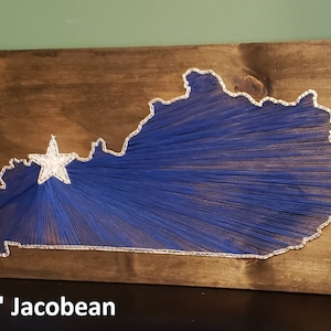 State of Kentucky String Art Sign, Kentucky, Made to Order