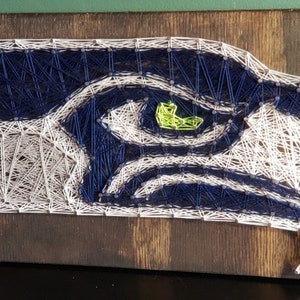 Seattle Football String Art Sign, Made to Order