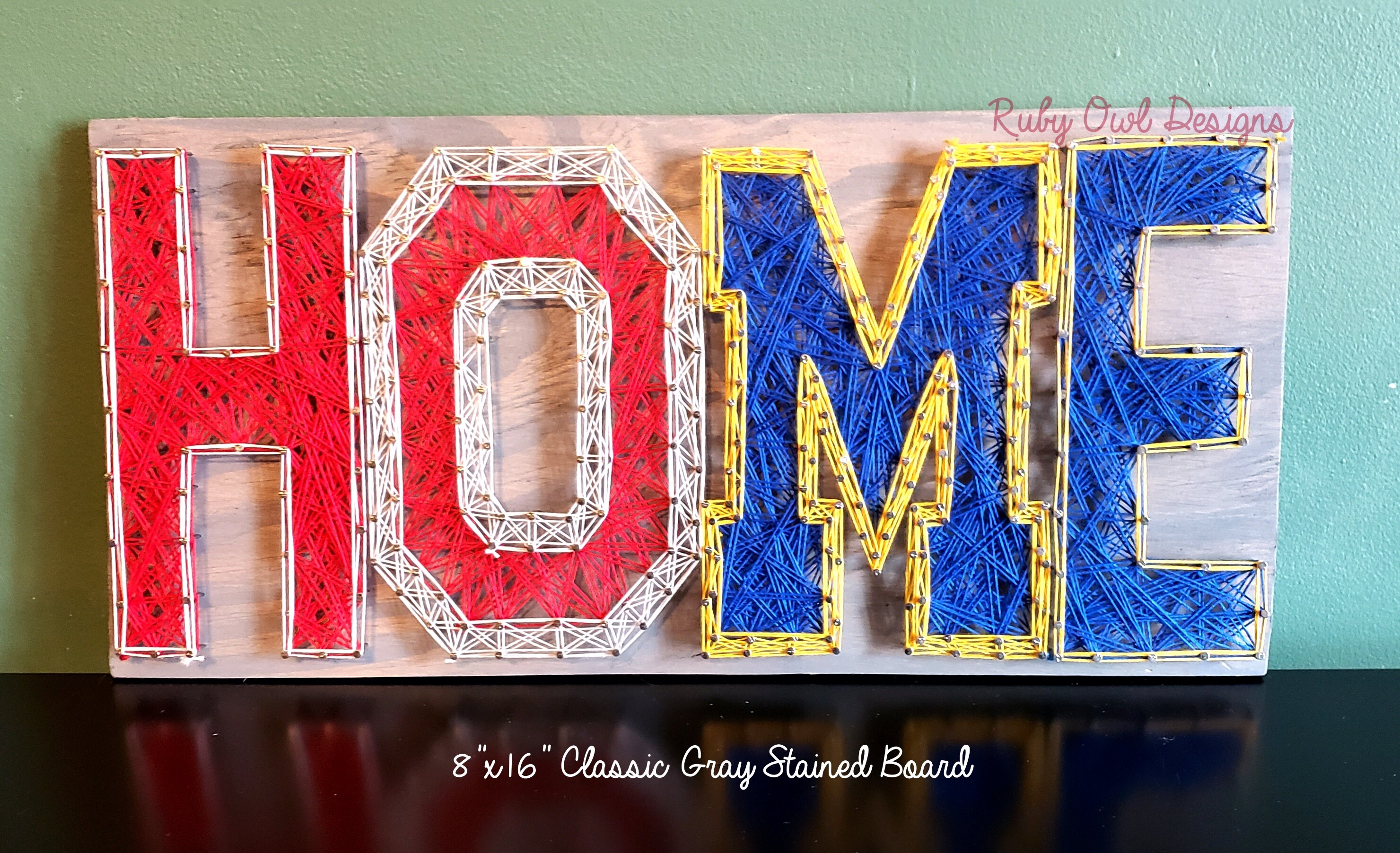 Home Divided House Divided OSU UofM Made to Order Etsy
