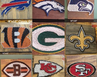 Football String Art Sign, Football, Made to Order