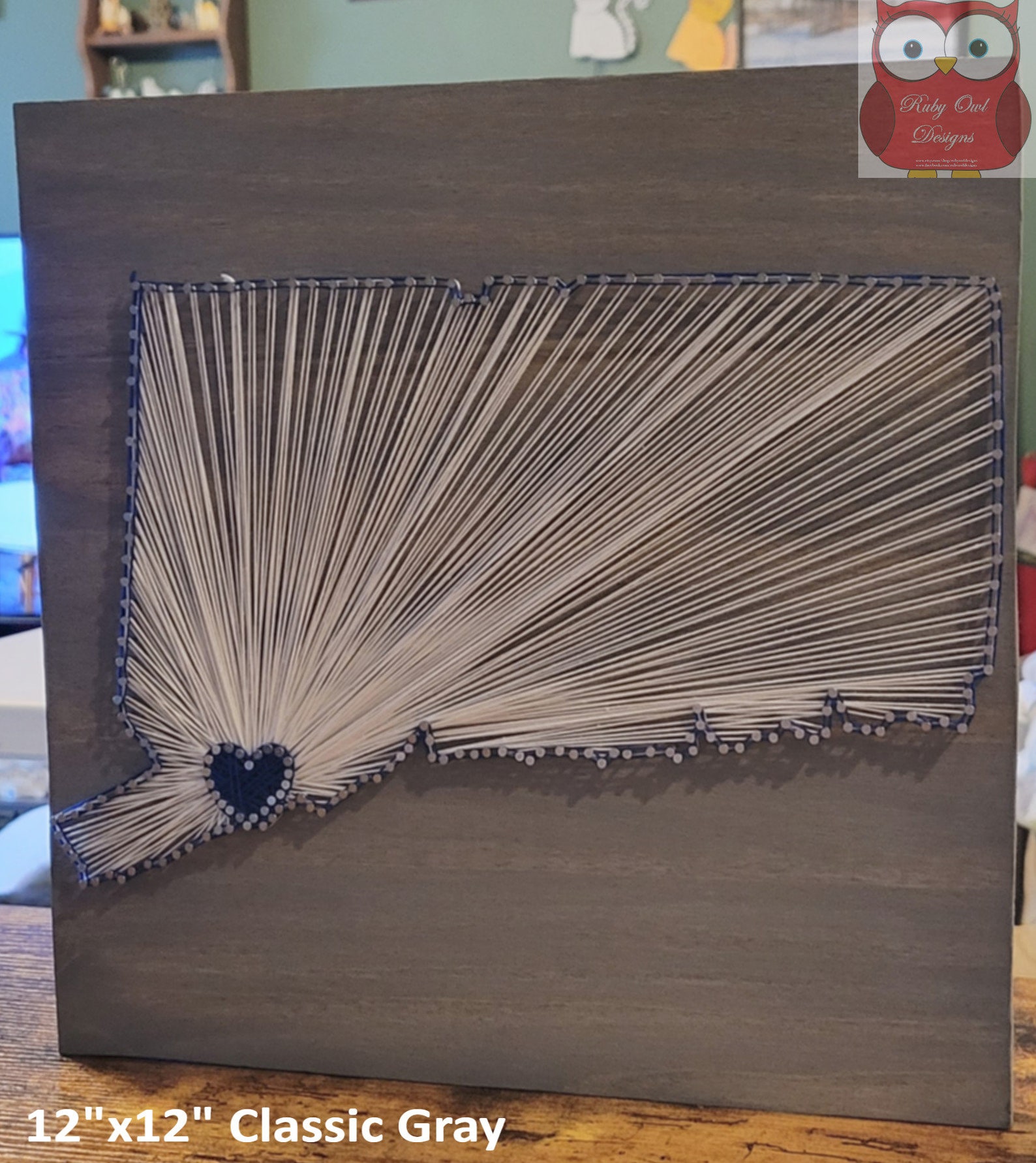 State of Connecticut String Art Sign, Connecticut, Made to Order - Etsy