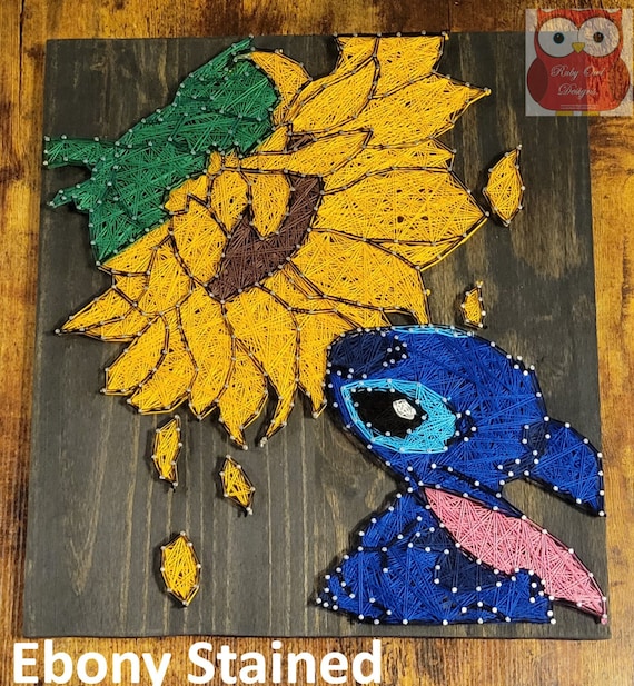 Set De Figuras De Madera Stitch Para Colorear – 5 Piezas De Madera Natural | Actividad Creativa Y Decorativa Para Niños