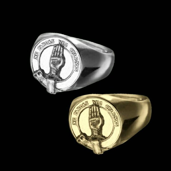 Clan Lamont Crest Men's Signet Ring