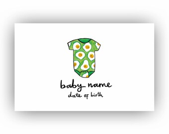 Custom Name New Baby A5 Print