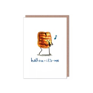 Carte d'anniversaire Halloumi Adele au fromage Halloumi Adele