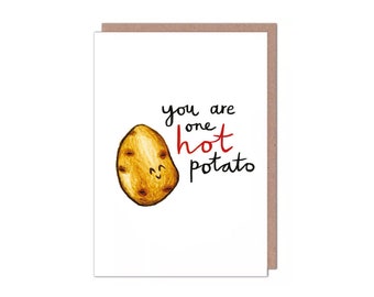 Hot Potato Valentines/Anniversary/Birthday Pun Card