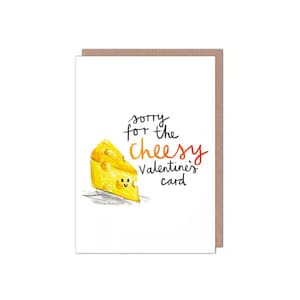 Valentijns-/jubileumkaart Cheesy Cheese Pun