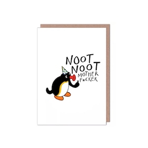 Pingu Noot Noot Karte zum Geburtstag