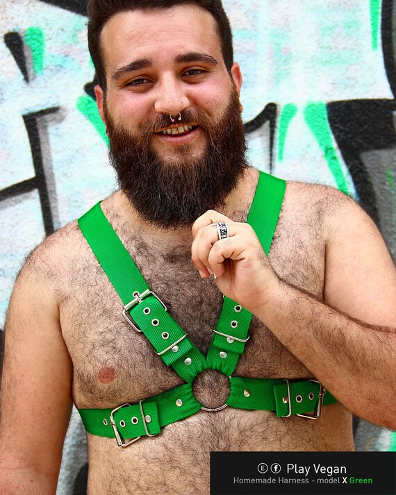 Men Harness X Vegan Chest Fetish Etsy