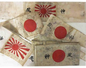 第二次世界大戦 日本軍兵士 オリジナル 日の丸 壮行会 武運長久旗 110