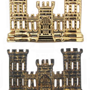 US Civil War Engineers NCO/Enlisted Union Cap Badge - New 0r Aged ACW 1851 onwards