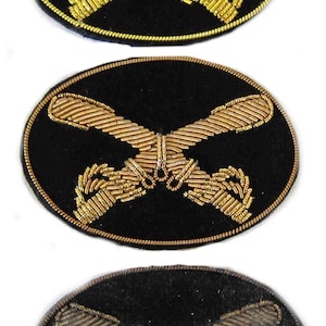 US Civil War Cavalry Cap Badge - Velvet Kepi Forage Union USA Number Choice blank to 6 - New, Antique and Aged