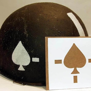 US Helmet Stencil 506th PIR 101st Airborne Early ww2 Template wwII USA M1 M2 M1C