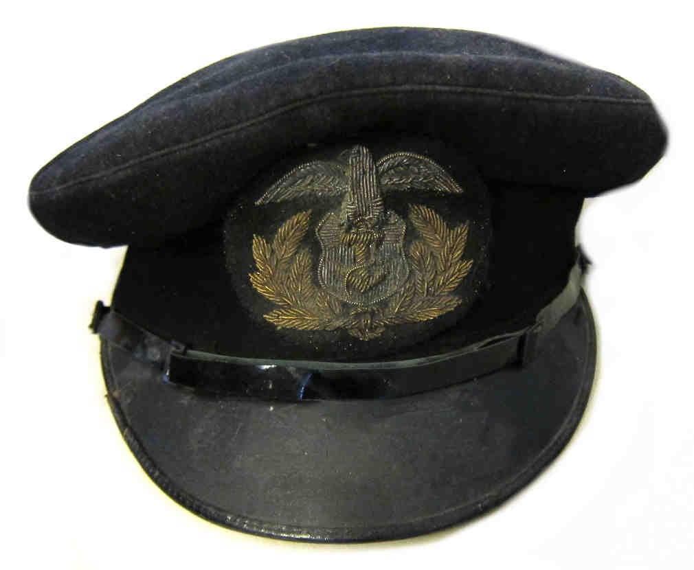 US Merchant Marine Officers Cap Badge WW2 1943 to Current