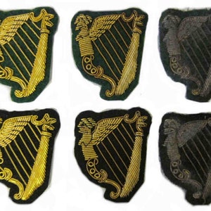 US Civil War Irish Brigade Harp Badge Kepi Forage Union Hat USA ACW Cap Insignia