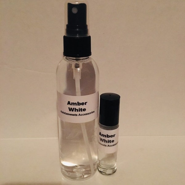Amber White Body Oil Set