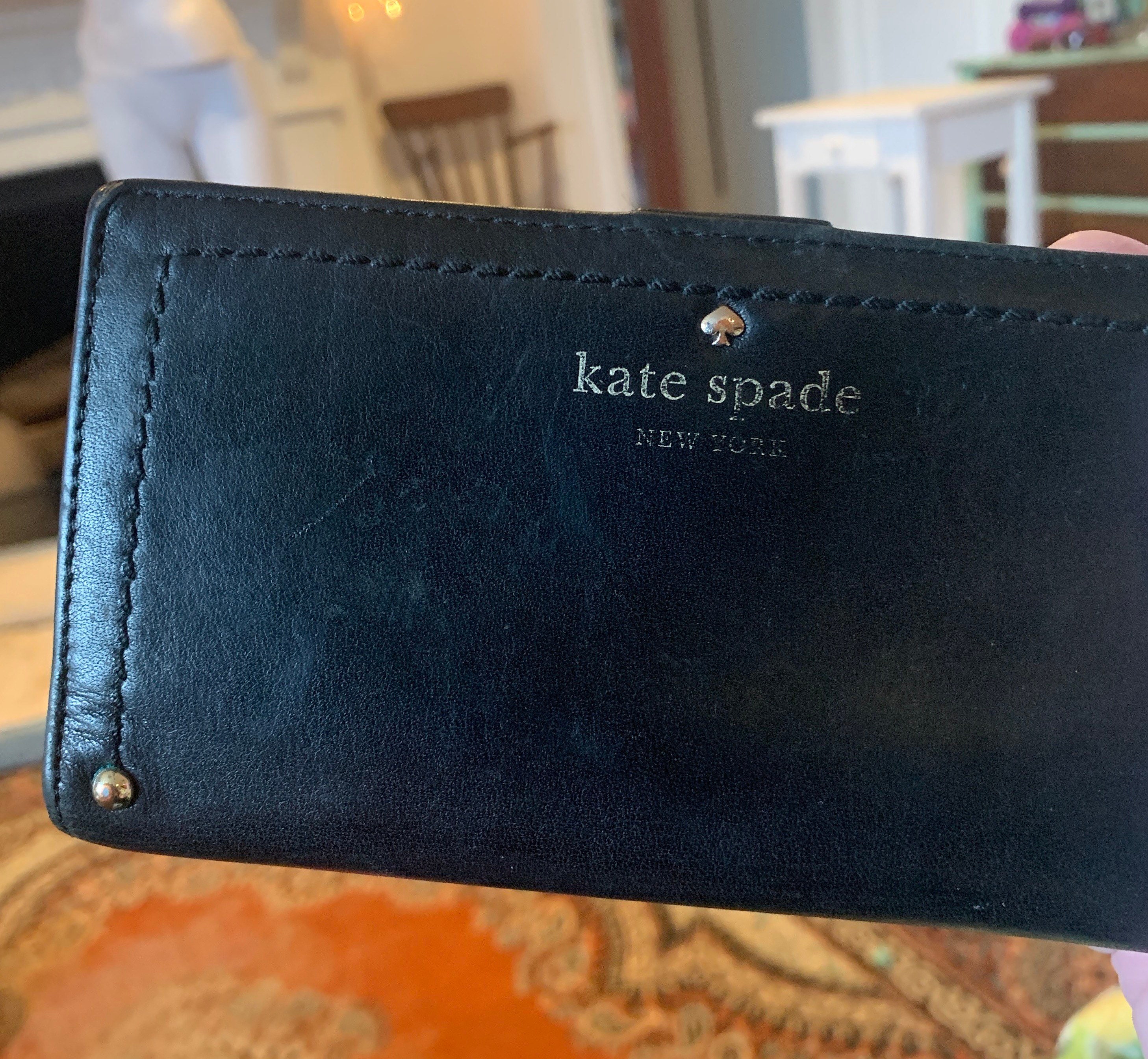 Kate Spade New York Staci Small Slim Card Holder (Sage)