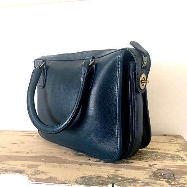 Bonnie Cashin Blue Leather Handbag