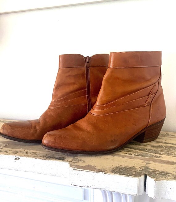 Stacked leather deals sole
