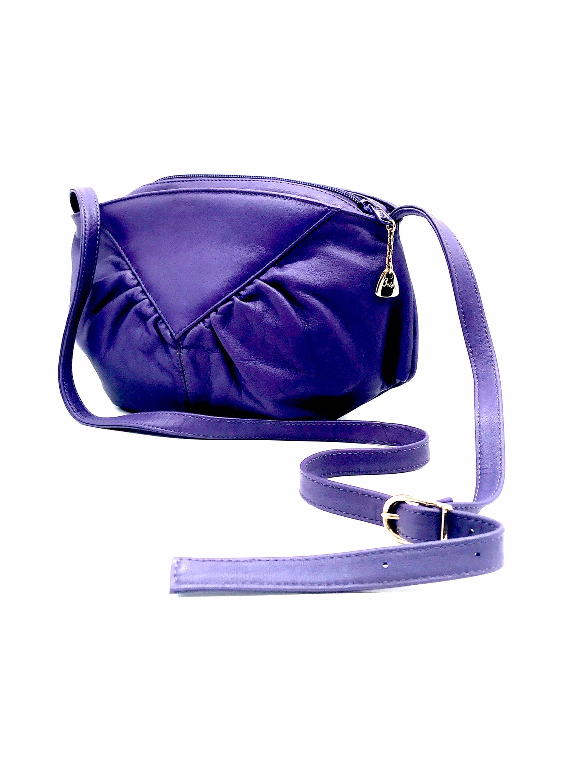 neon purple purse