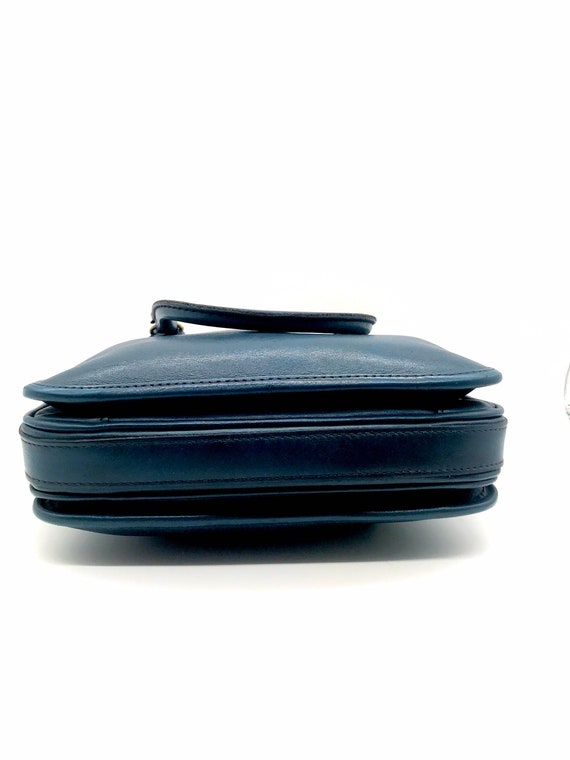 Bonnie Cashin Blue Leather Handbag - image 8