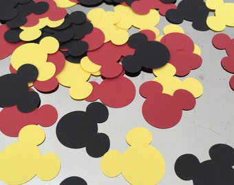 Mickey Confetti 100 CT, Mickey Mouse Birthday Party, Minnie Birthday Party, Mickey Mouse Clubhouse Party