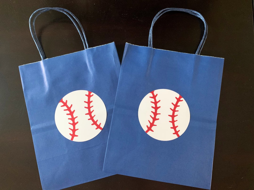 Baseball Favor Bags, Baseball Party, Sports Party, Baseball Goodie Bags