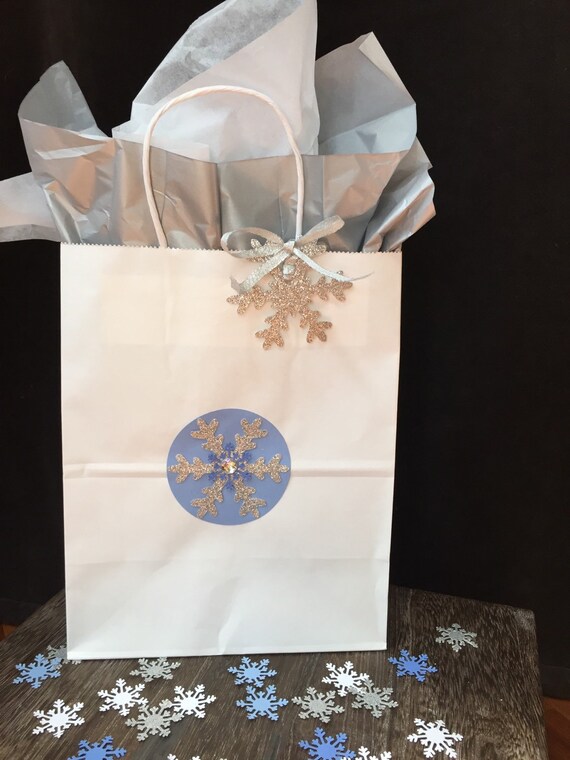 Baby it’s Cold Outside Party Bag, Snowflake Favor Bags set of 12, Frozen Party Favor Bags, Winter ONEderland Favor Bags, Frozen Party Il_570xn