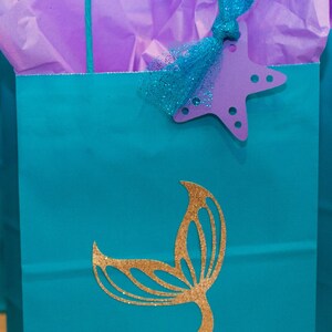 Mermaid Party Favor Bags Under the Sea Party Bags Ocean - Etsy