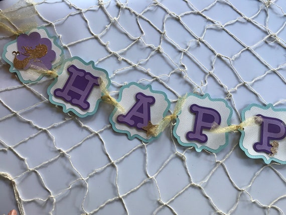 Mermaid Birthday Banner, Under the Sea Birthday Banner, Mermaid Party Decorations, Under the Sea Party Il_570xn