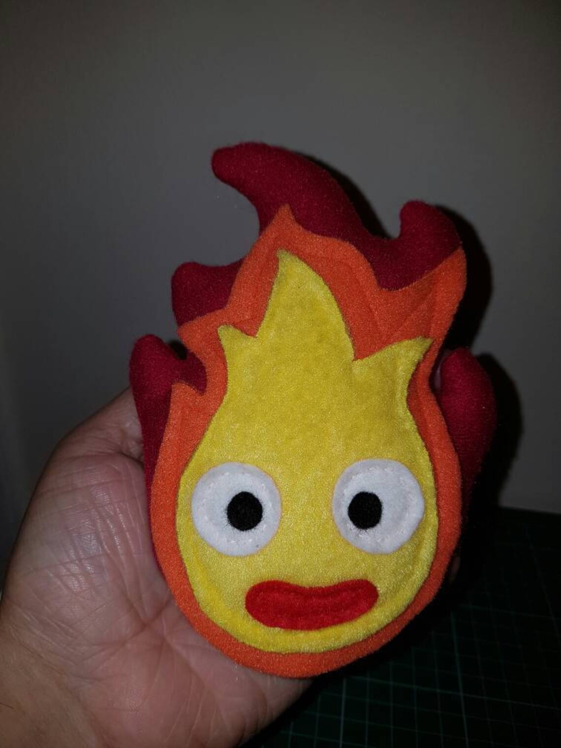 calcifer plush pattern