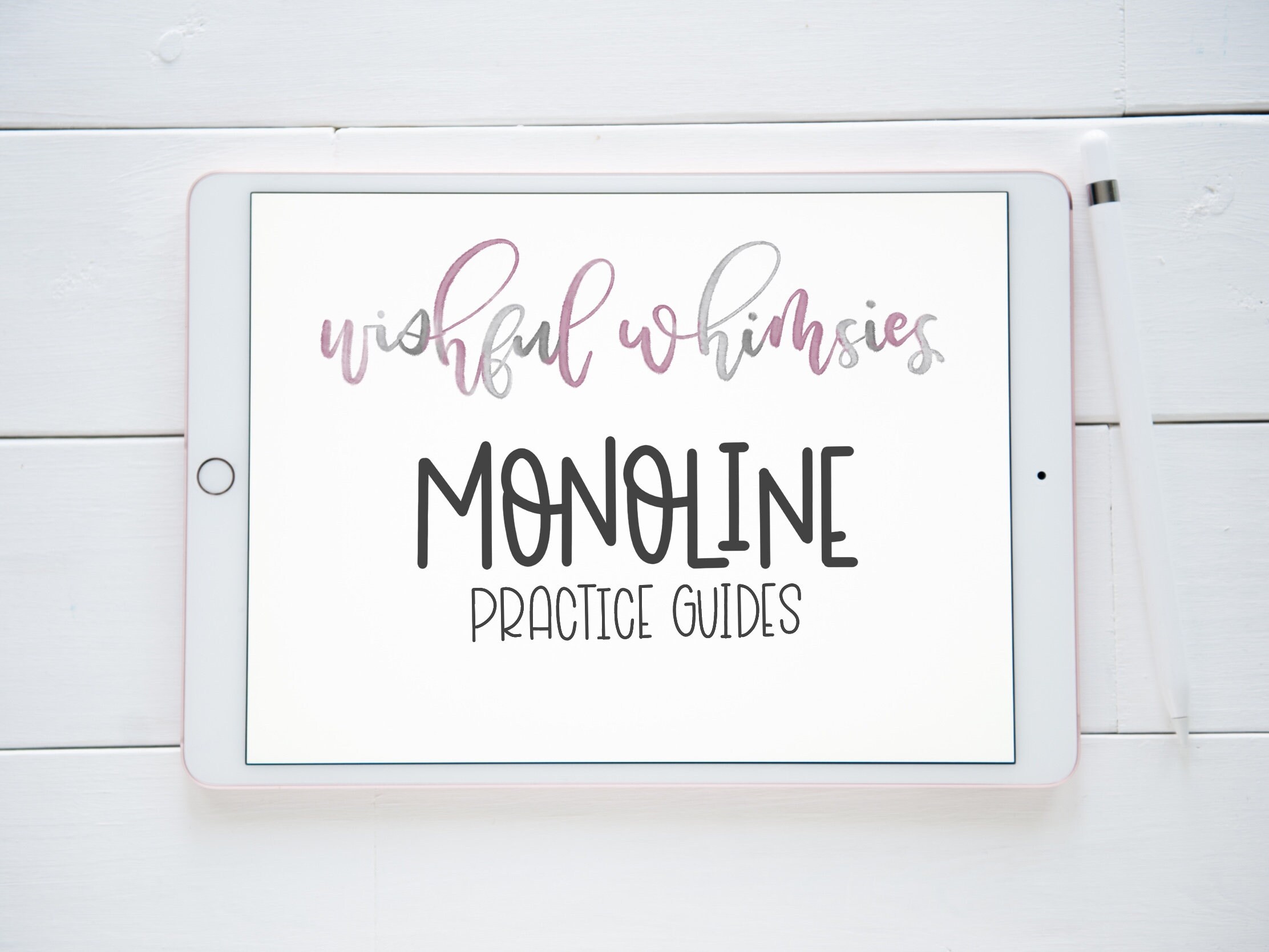 Sans Serif Monoline Lettering Guides - Digital Practice Sheets - Etsy