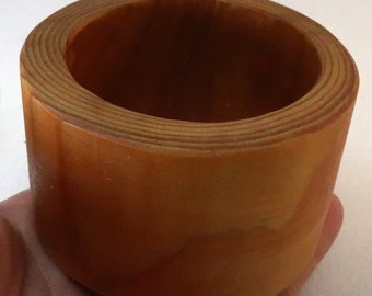 wide cedar wood bangle bracelet 4728 4729