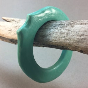 notched disc bangle bracelet size S 4202