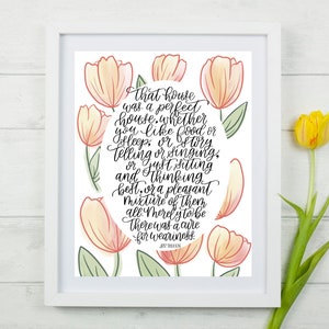 That House Was a Perfect House - Tolkien Quote - Digital Print