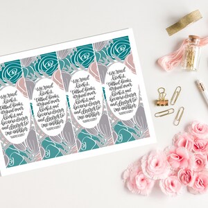 The Guernsey Literary and Potato Peel Pie Society - Bookmark Quote - 11x14 Digital Print