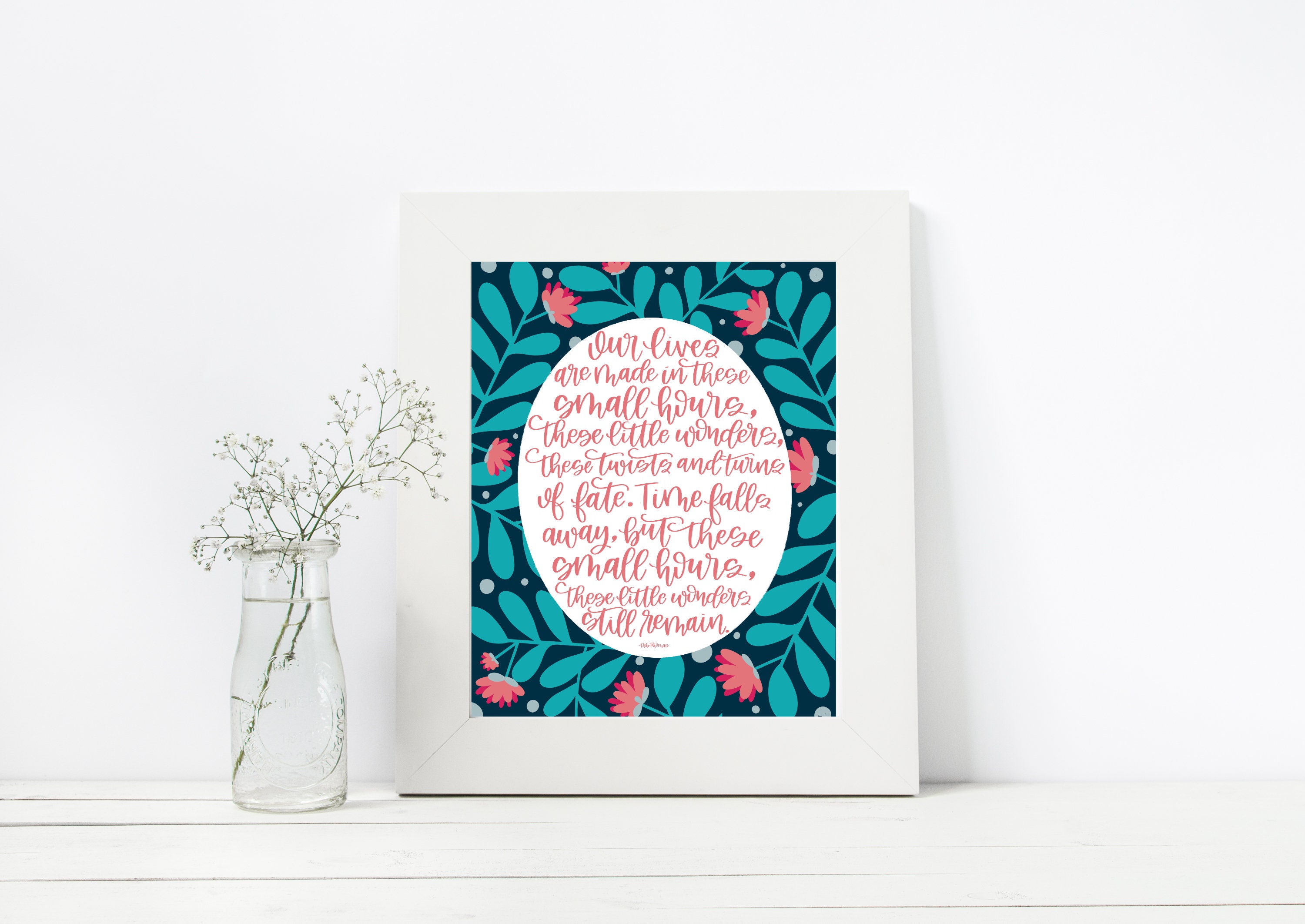 Little Wonders Rob Thomas Lyrics 11x14 Digital Print Etsy