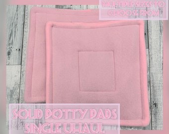 Guinea Pig Solid Single Uhaul Potty Pads / Pee Pads / Water Drip Pads / dos paquetes