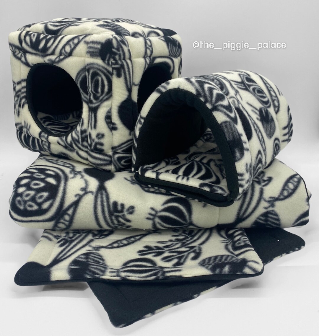 Guinea Pig Fleece Cage Starter Set | Fleece Cage Liner | Cuddle Cube ... - Guinea Pig Fleece Cage Mats