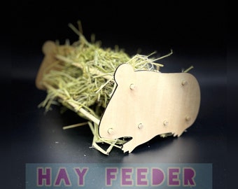 Guinea pig Shaped Hay Rack | Hay Feeder | Hay Holder