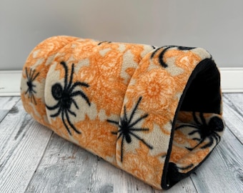 READY TO SHIP Guinea Pig regular size tunnel | fleece and foam tunnel with potty pad | Halloween |