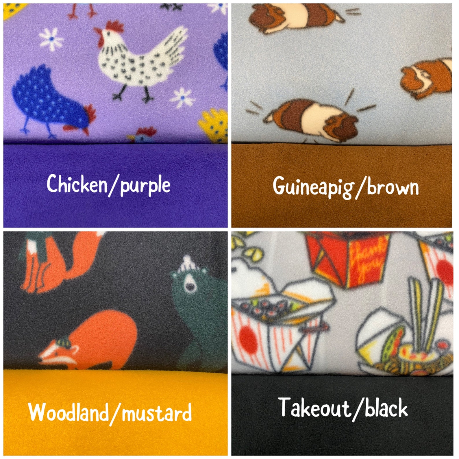 Guinea Pig Cuddle Cube Fleece Cuddle Cube Guinea Pig Bed Etsy