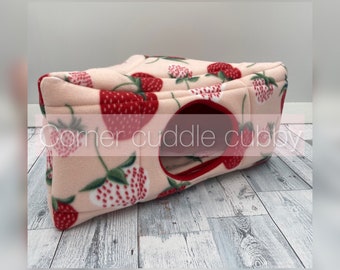 Corner cuddle bed | Fleece corner bed  | Guinea pig corner bed  | Small animal fleece bed