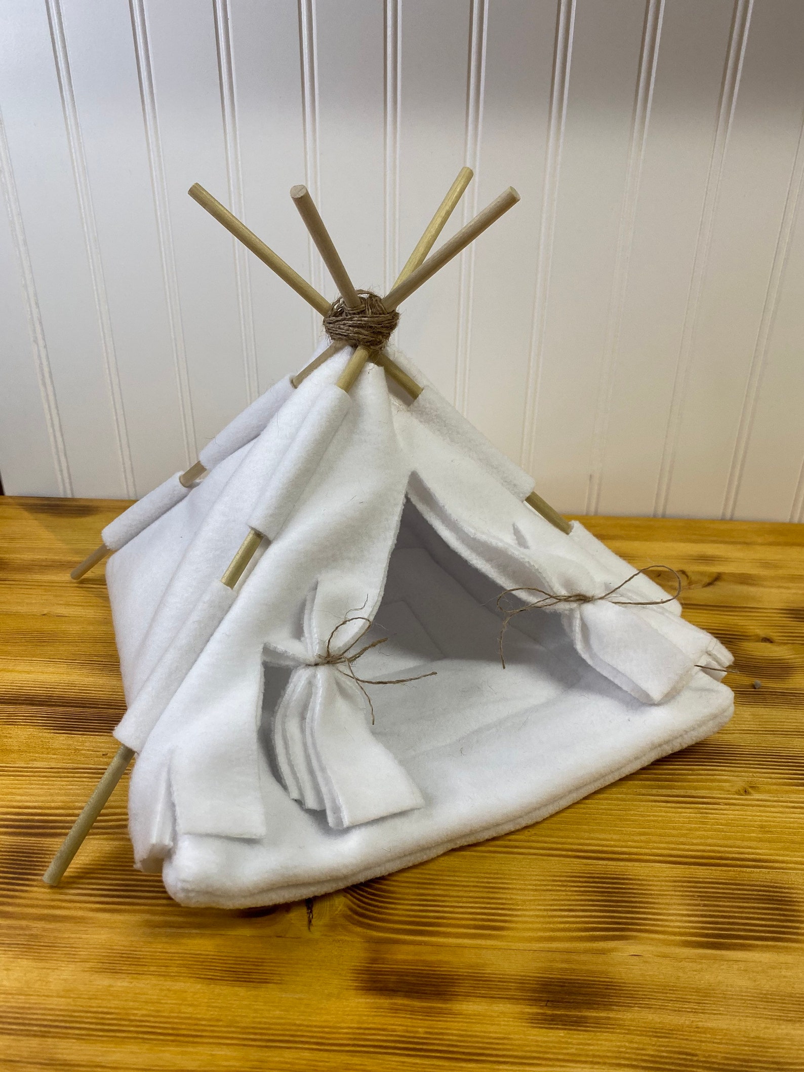 Guinea Pig Teepee Bed White Teepee Guinea Pig Toy Fleece Etsy