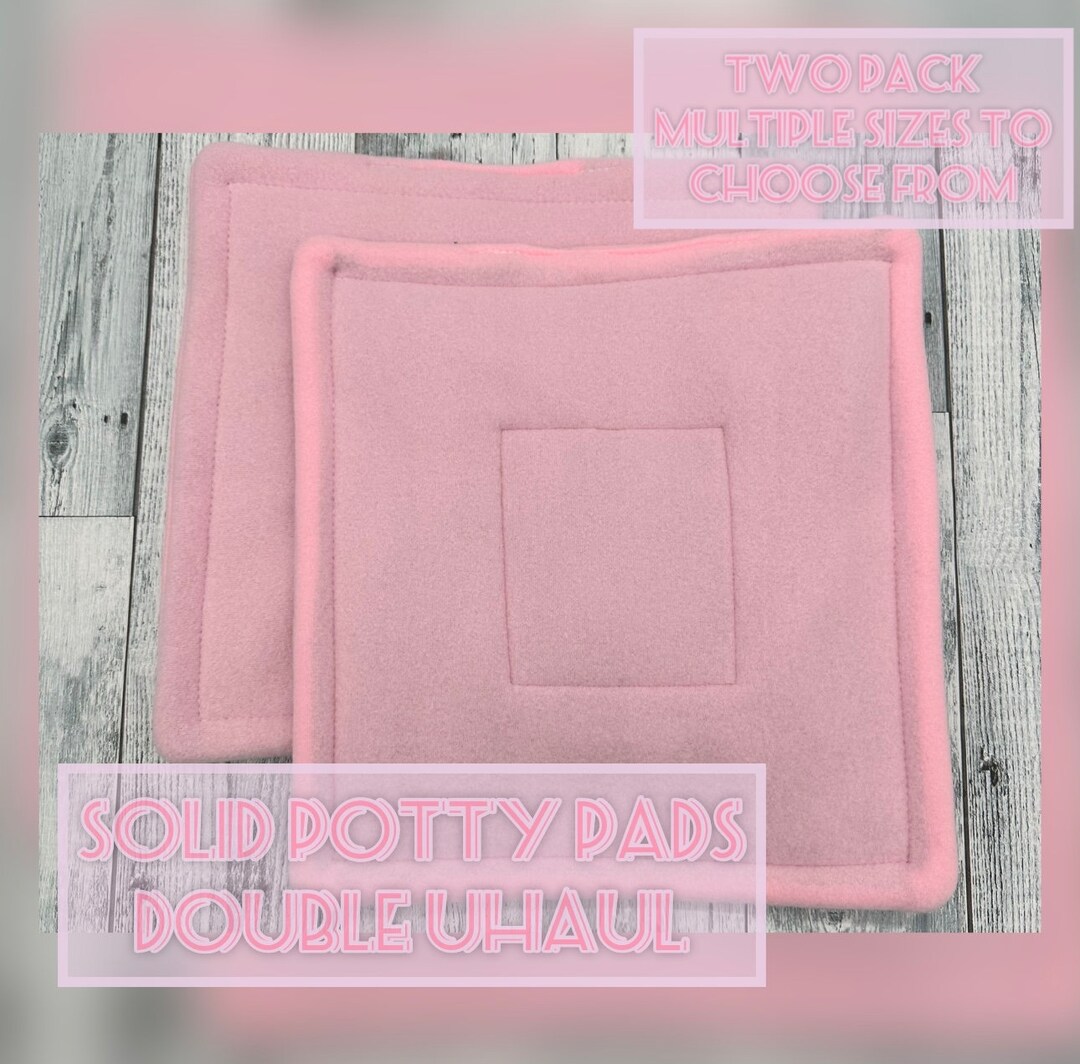 Guinea Pig Solid Double Uhaul Potty Pads Pee Pads Water Drip Pads Two Pack Etsy