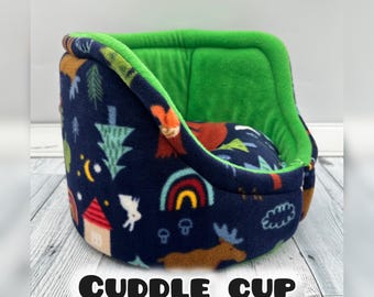 Guinea Pig Cuddle cup | Guinea pig bed | Guinea pig sleep | Guinea pig fleece bed