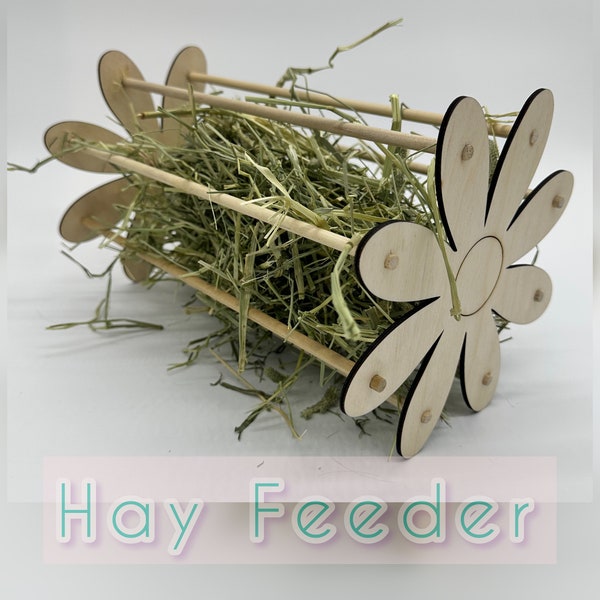 Guinea pig Hay Rack | Hay Feeder | Flower Hay Feeder