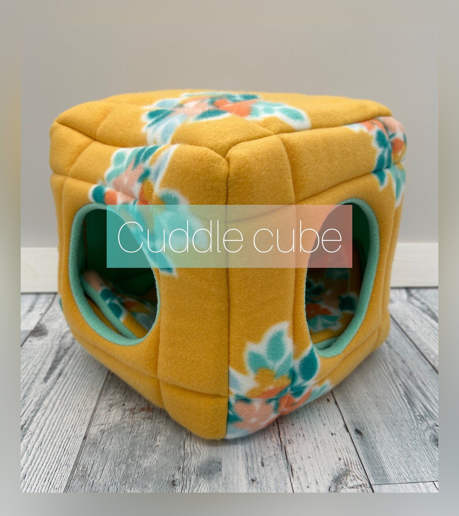 Guinea Pig Cuddle Cube Fleece Cuddle Cube Guinea Pig Bed Etsy