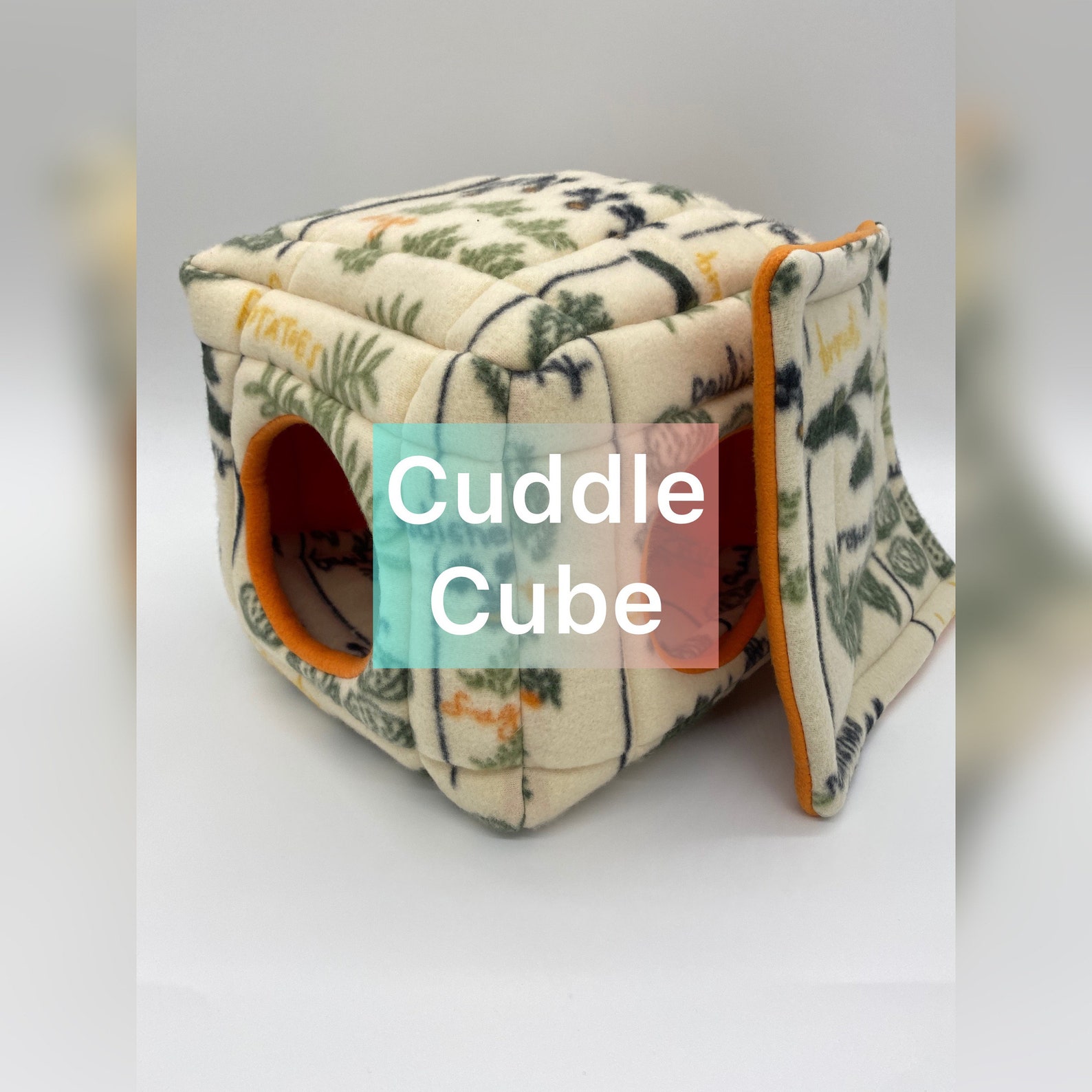 Guinea Pig Cuddle Cube Fleece Cuddle Cube Guinea Pig Bed Etsy
